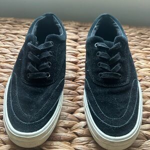 Classic Black Suede Sneakers